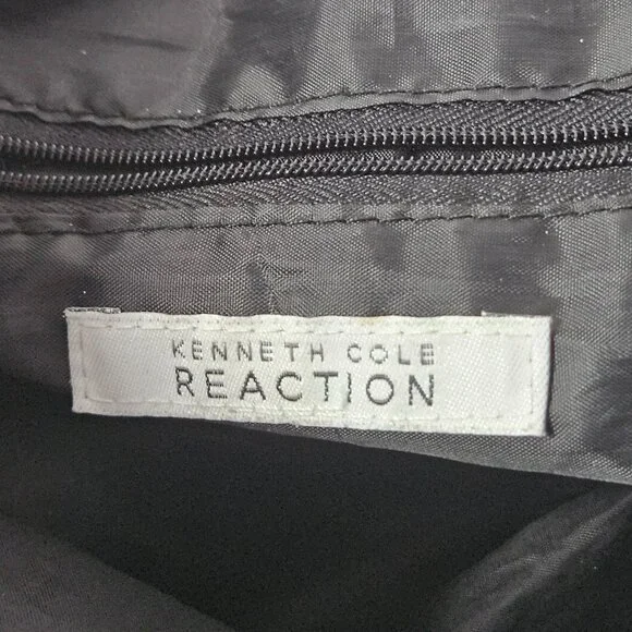 Kenneth Cole Reaction Black Quilted Nylon Tote Bag - Picture 6 of 11
